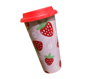 Tester Strawberry Travel Mug