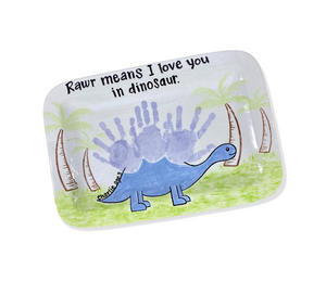 Tester Handprints Dinosaur
