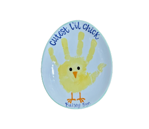 Tester Little Chick Egg Plate