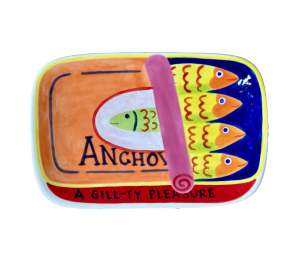Tester Anchovies App Plate