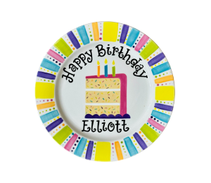 Tester Birthday Cake Plate
