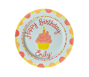 Tester Birthday Cupcake Plate